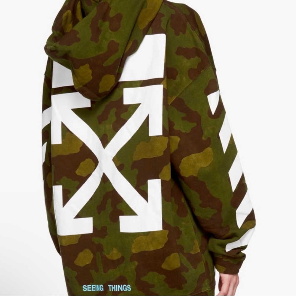 Off White “Seeing Things” Camouflage Hoodie